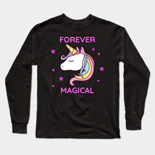 Forever Magical Unicorn Long Sleeve T-Shirt